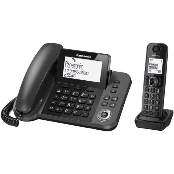 Σταθερό Τηλέφωνο Panasonic KX-TGF310EXM+Ασύρματο Τηλέφωνο